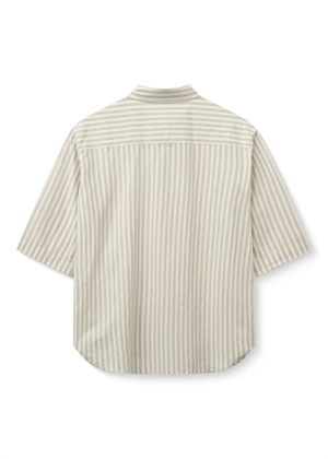 Cecilia poplin skjorte Soft Mint Stripe Studio Feder